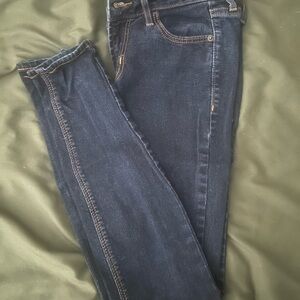 Old Navy Women's Dark Blue Skinny Jeans